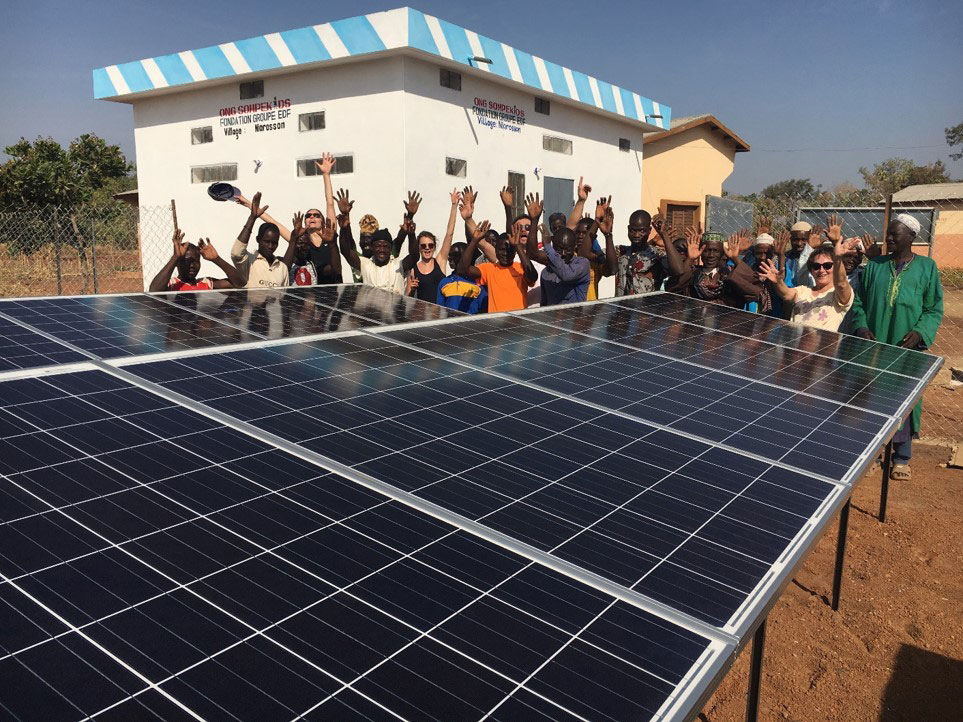 Projet photovoltaïque au Bénin